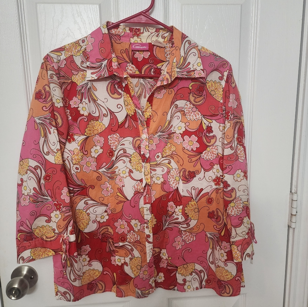 Cappagallo Blouse 100% Cotton